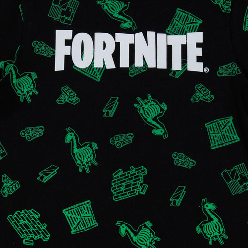 CAMISETA DE NIÑO, MANGA CORTA NEGRA/VERDE DE VIDEO JUEGOS