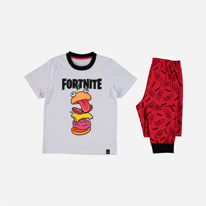 VIDEO GAME PAJAMAS WITH RED AND WHITE LONG PANTS FOR TEEN BOY