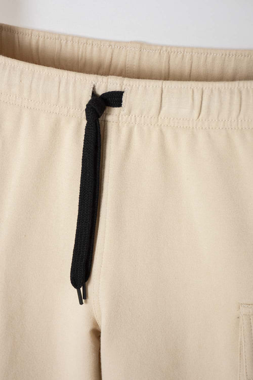 BOYS' BEIGE MIC SHORTS WITH SIDE POCKETS