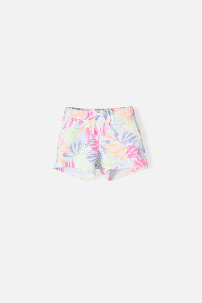 SHORT DE MIC MULTICOLOR PARA NIÑA
