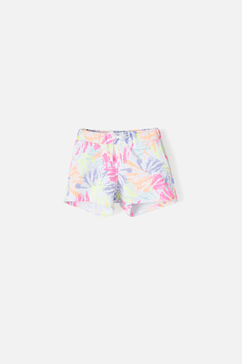 SHORT DE MIC MULTICOLOR PARA NIÑA