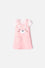 VESTIDO DE LITTLEMIC DE DOS PIEZAS SALMON PARA NIÑA 2T A 5T