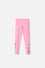 LEGGINS DE MIC CON ESTAMPADO ROSADO PARA NIÑA