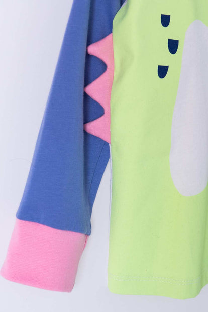 PIJAMA DE LITTLEMIC CON PANTALÓN LARGO PARA NIÑA 2T A 5T