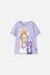 CAMISETA DE MIC MANGA CORTA LILA PARA NIÑA