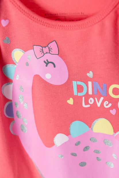 BODY DE LITTLEMIC MANGA LARGA CON GORRO ROSADO PARA BEBÉ NIÑA