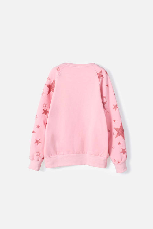 GIRL'S ROSEWOOD CLOSED MIC SWEATER