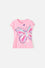 CAMISETA MIC DE MANGA CORTA ROSADO PARA NIÑA