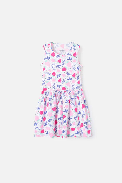 VESTIDO DE MIC MANGA SISA MULTICOLOR PARA NIÑA