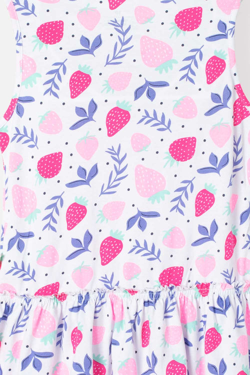 VESTIDO DE MIC MANGA SISA MULTICOLOR PARA NIÑA