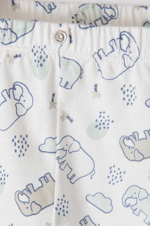 LITTLEMIC MULTICOLOR LONG-PANT PAJAMAS FOR BABY BOYS