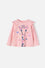 CAMISETA DE LITTLEMIC ROSADA MANGA LARGA PARA NIÑA
