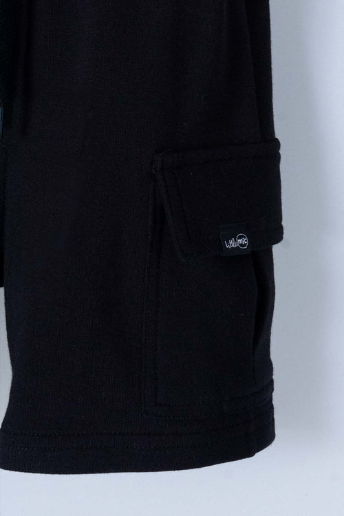 LITTLEMIC BERMUDA SHORTS WITH BLACK DRAWSTRING FOR BOYS 2T TO 5T