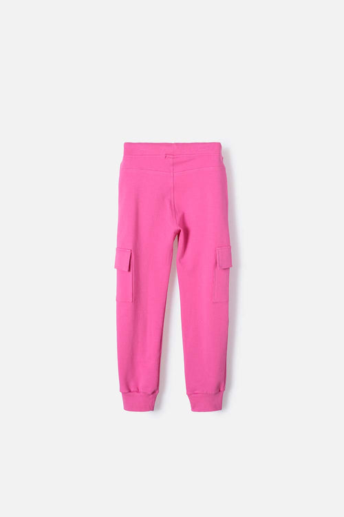 JOGGER DE MIC CON BOLSILLOS ROSADO PARA NIÑA