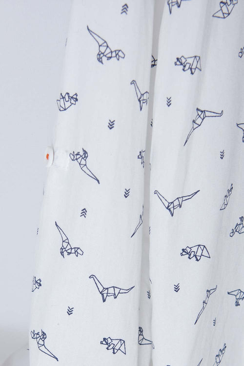CAMISA MIC BLANCA MANGA LARGA PARA NIÑO