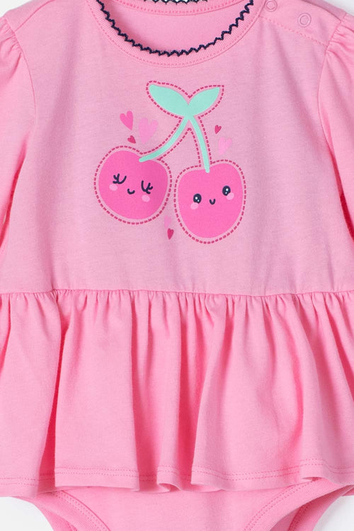 LITTLEMIC LONG SLEEVE OUTFIT BLUE AND PINK FOR BABY GIRL
