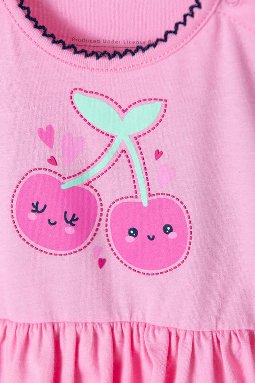 LITTLEMIC LONG SLEEVE OUTFIT BLUE AND PINK FOR BABY GIRL