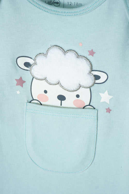 LITTLEMIC SET WITH BODYSUIT AND PANTS FOR BABY GIRL