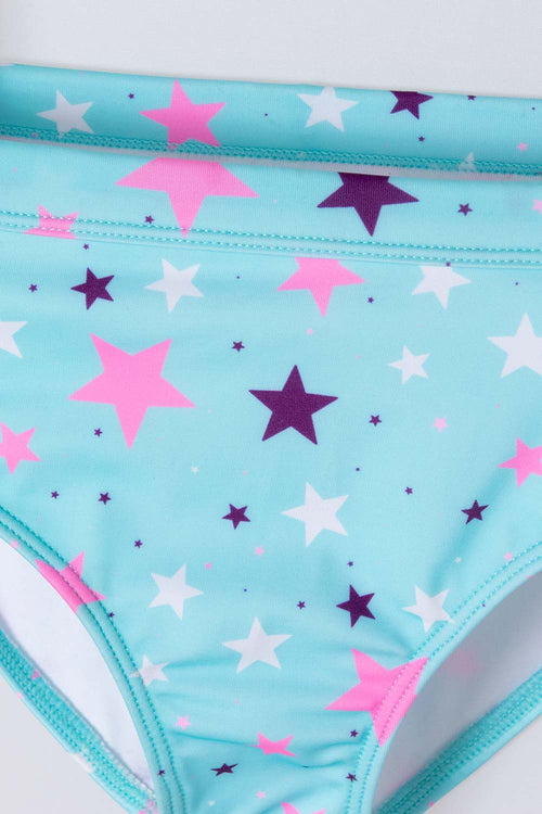 GIRL'S MULTICOLOR MIC SWIMSUIT