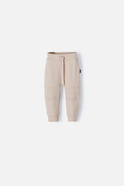 JOGGER DE LITTLEMIC CON CORDÓN CAQUI PARA BEBÉ NIÑO