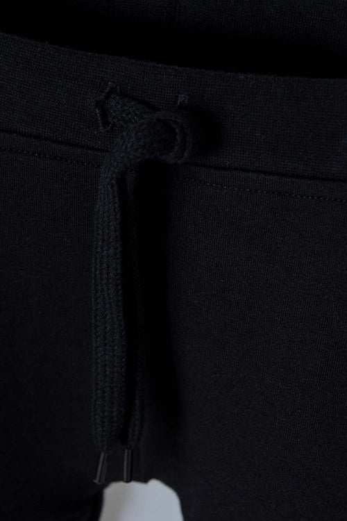 BLACK LACED LITTLEMIC JOGGER FOR BABY BOY
