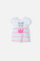 CAMISETA DE LITTLEMIC MANGA CORTA BLANCA PARA NIÑA 2T A 5T