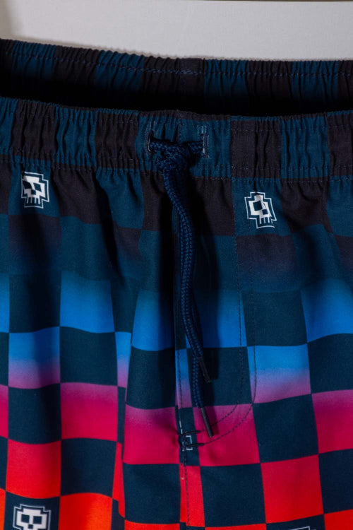 MIC MULTICOLOR ELASTIC WAIST SWIM SHORTS FOR BOYS