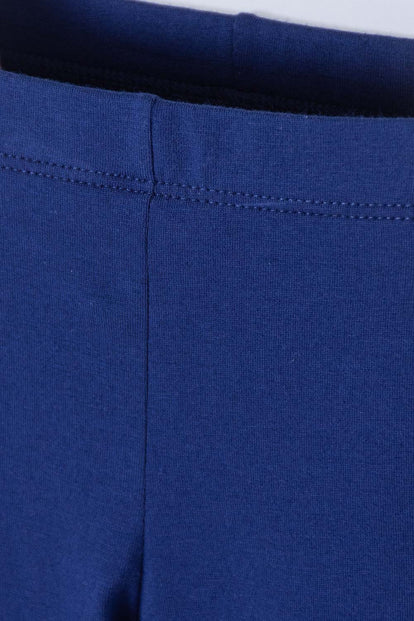 LEGGINS X2 DE LITTLEMIC AZUL Y CAQUI PARA NIÑA 2T A 5T