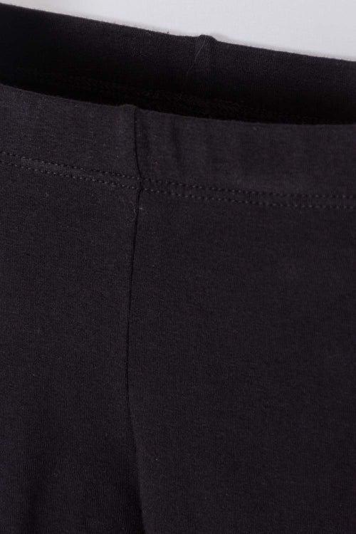 LITTLEMIC LEGGINGS X2 BLACK AND ROSEWOOD FOR GIRLS 2T TO 5T