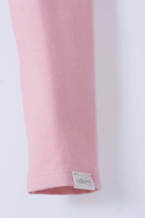 LITTLEMIC LEGGINGS X2 BLACK AND ROSEWOOD FOR GIRLS 2T TO 5T