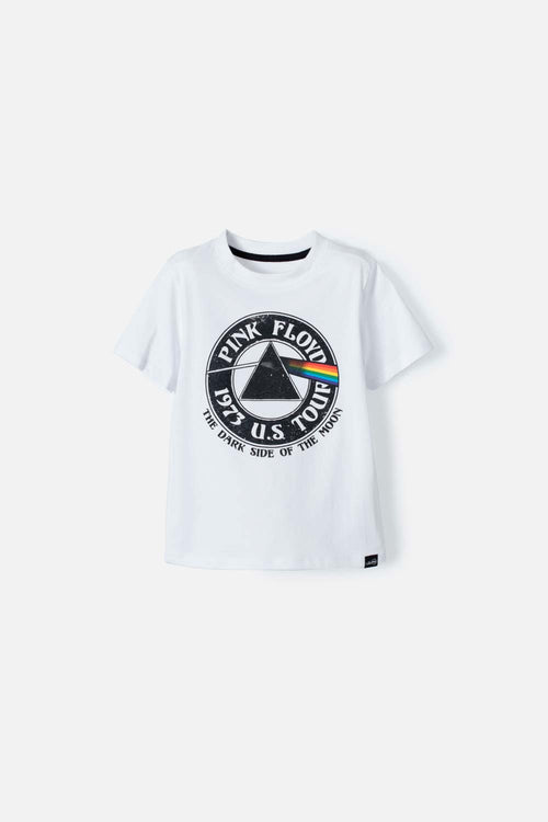 PINK FLOYD WHITE SHORT SLEEVE UNISEX T-SHIRT 2T TO 5T