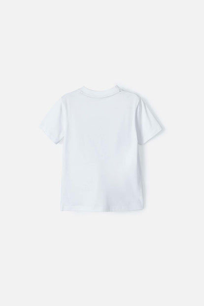 CAMISETA DE PINK FLOYD BLANCA MANGA CORTA UNISEX 2T A 5T