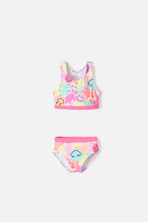 GIRL'S MULTICOLOR MICRO BATHING SUIT