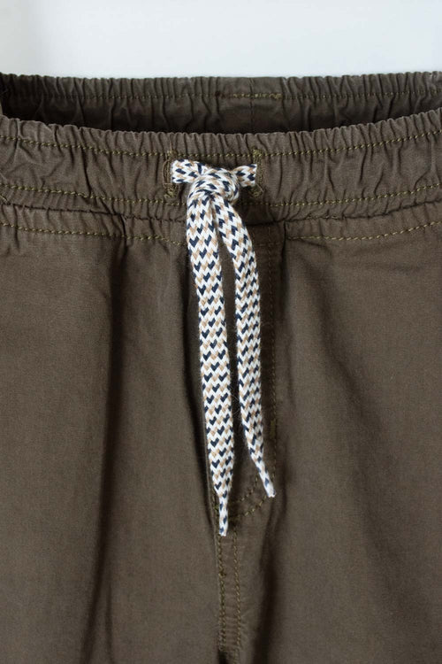 LITTLEMIC JOGGER WITH MILITARY GREEN DRAWSTRING FOR BOY 2T TO 5T