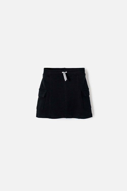 GIRL'S BLACK SHORT MICRO SKIRT