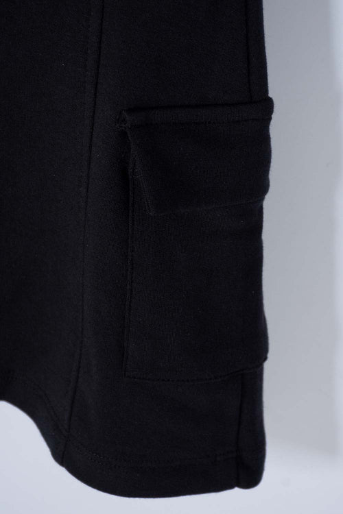 GIRL'S BLACK SHORT MICRO SKIRT