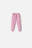 JOGGER LITTLEMIC ROSADO CON BOLSILLOS TIPO CARGO PARA NIÑA 2T A 5T