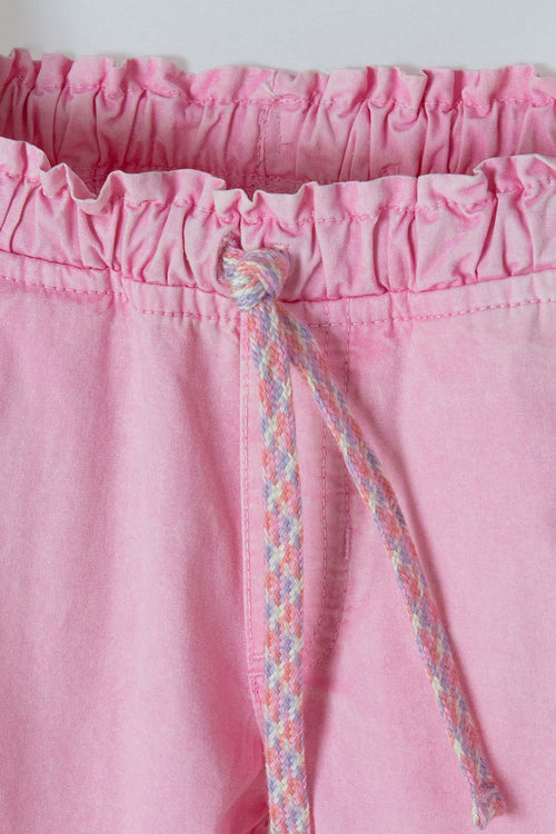 LITTLEMIC PINK JOGGERS WITH CARGO POCKETS FOR GIRLS 2T TO 5T
