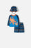 CONJUNTO DE BAÑO LITTLEMIC MULTICOLOR CON GORRO PARA BEBÉ NIÑO