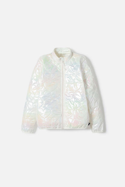 CHAQUETA DE MIC CON CIERRE MULTICOLOR PARA NIÑA