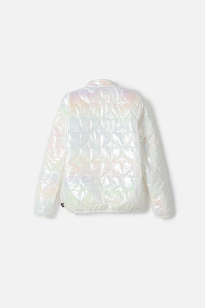 CHAQUETA DE MIC CON CIERRE MULTICOLOR PARA NIÑA