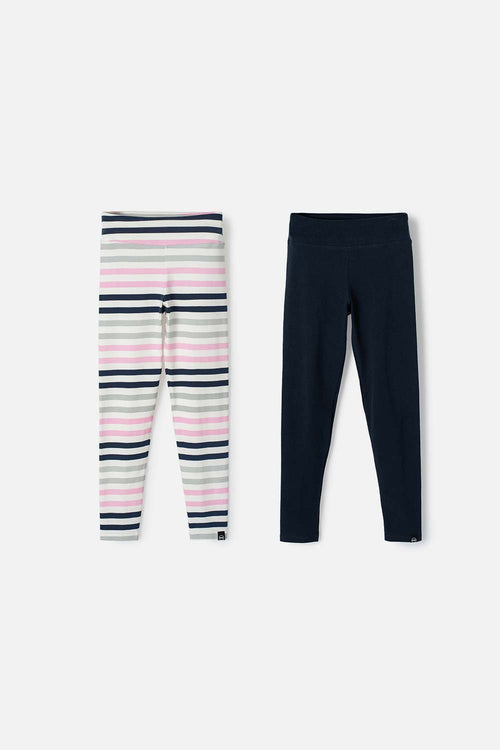 2-PACK MULTICOLOR MIC LEGGINGS FOR GIRLS