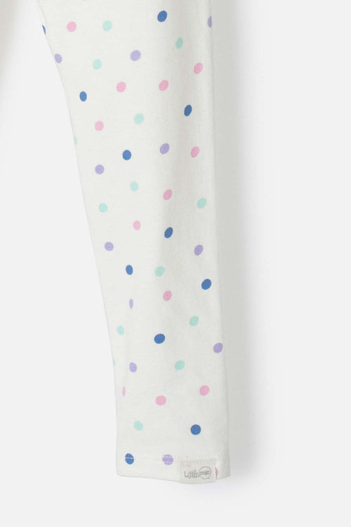 PACK X2 LITTLEMIC MULTICOLOR LEGGINGS FOR GIRLS 2T TO 5T