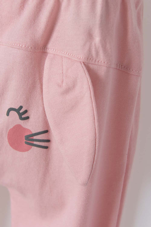 LITTLEMIC PAJAMAS WITH LONG GREEN AND ROSE PINK PANTS FOR BABY GIRL