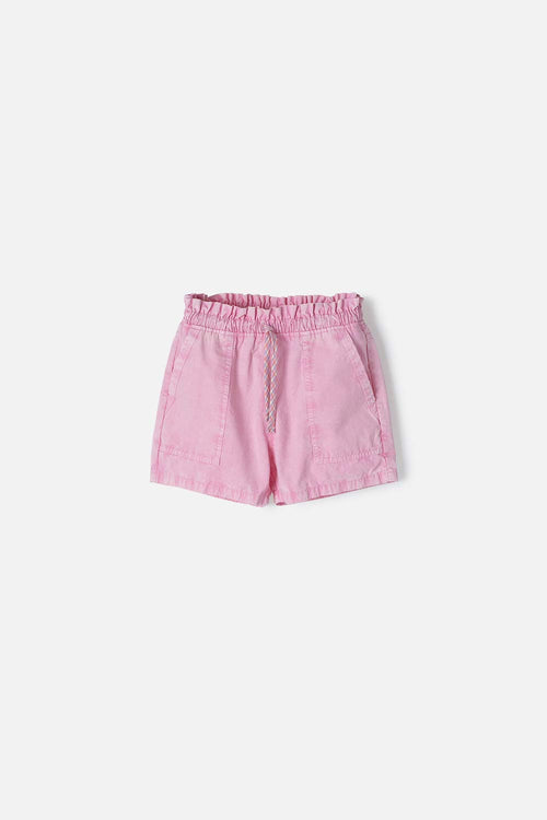 GIRL'S PINK DRAWSTRING SHORTS