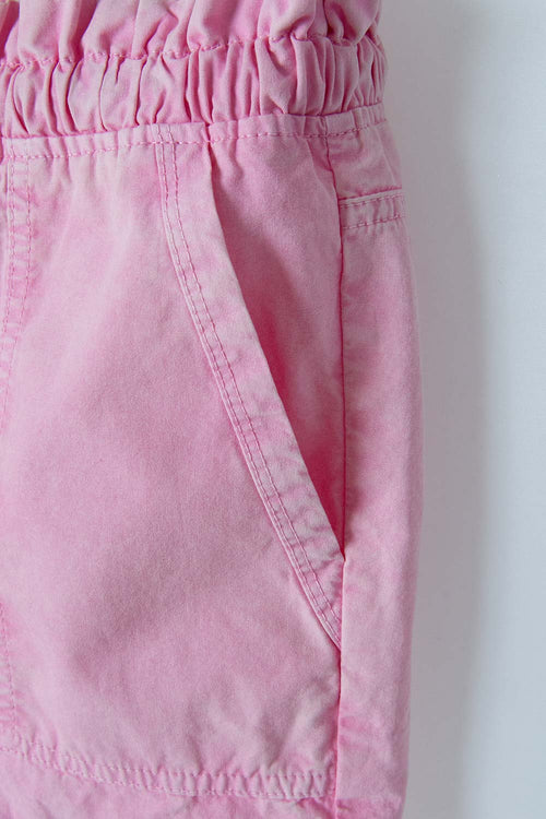 GIRL'S PINK DRAWSTRING SHORTS