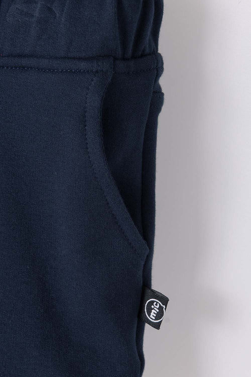 SHORT MIC AZUL CON PRETINA ELÁSTICA PARA NIÑA
