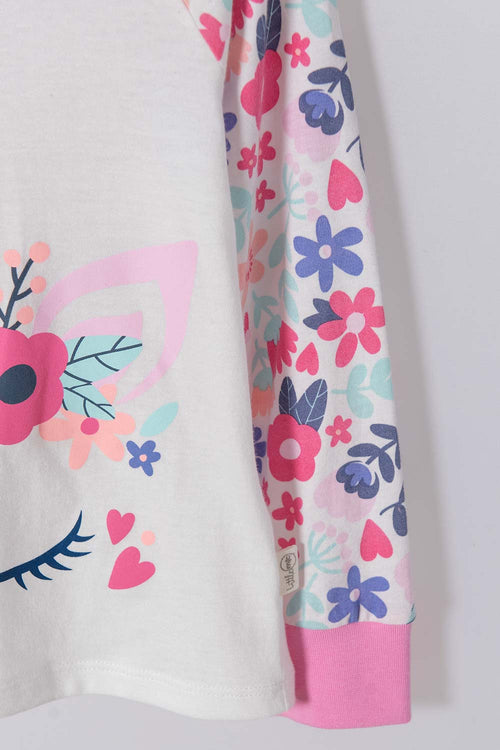 LITTLEMIC PAJAMAS WITH LONG PANTS FOR GIRLS 2T TO 5T