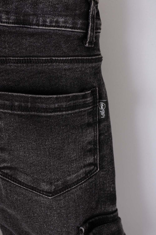 JEAN DARK WASH DENIM CARGO POCKETS FOR BOYS 2T TO 5T