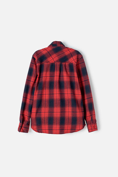 CAMISA DE MIC MANGA LARGA ROJA/AZUL PARA NIÑO